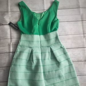 Never worn NY & Co green dress with the tags still on it